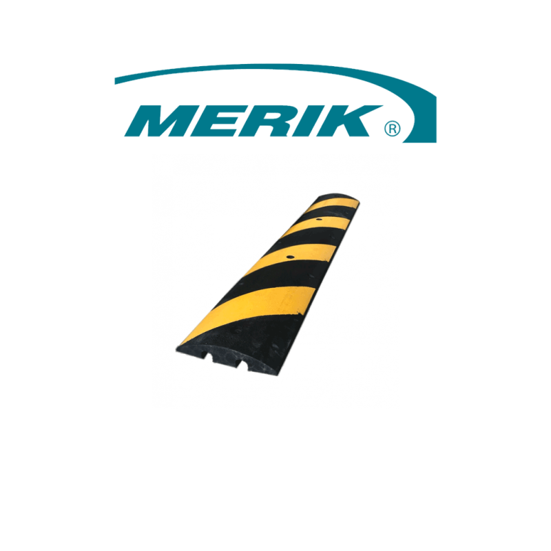 Reductor De Velocidad O Tope Vehicular Liftmaster / 100% Caucho Reciclado / Negro Con Amarillo Merik MERIK