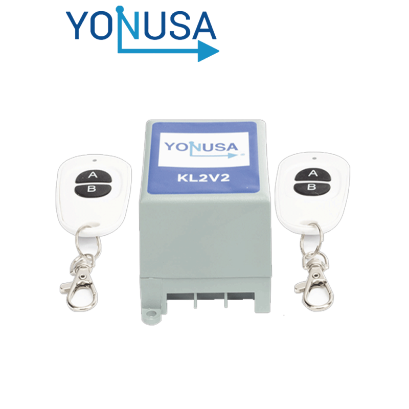 Modulo De Mando Receptor Y Dos Transmisores Compatible Con Todos Los Energizadores Yonusa, Conexion Sencilla, Y Yonusa Kl2V2 YONUSA