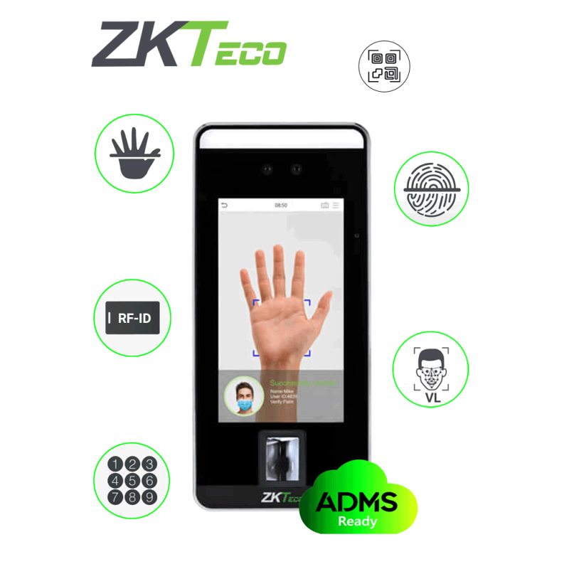 Control de Acceso ZKTeco SpeedFace-V5L P