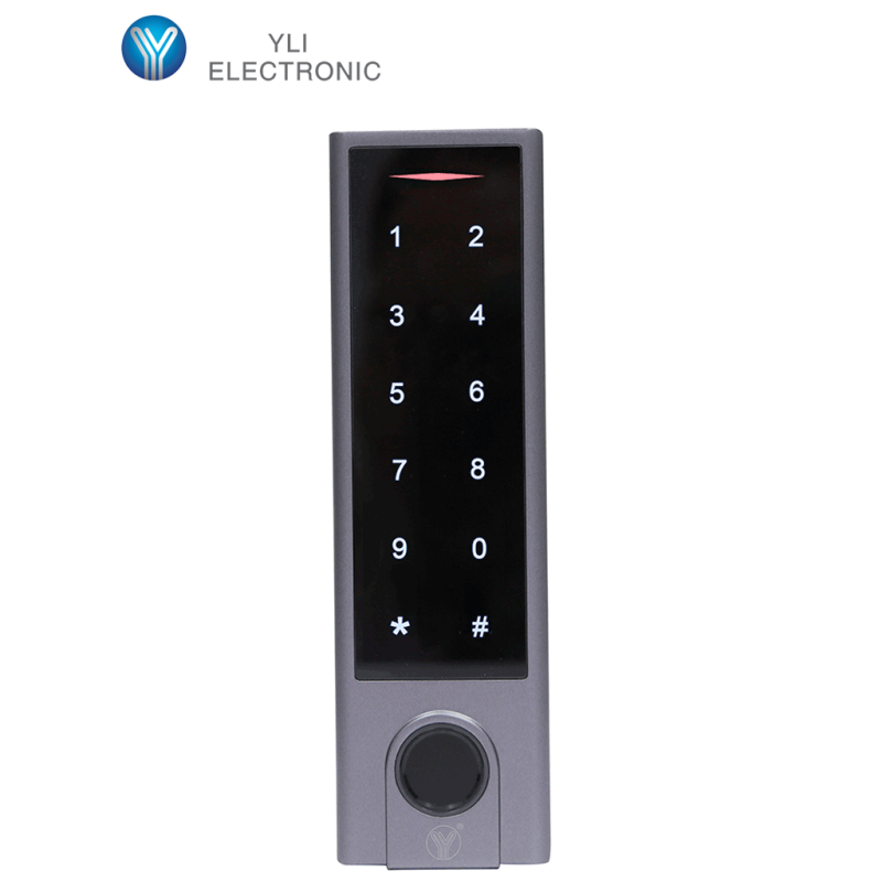 Teclado Touch Para Control De Acceso Standalone Con Métodos De Verificación Por Huella, Tarjetas Id O Password Yli Yk1068A YLI ELECTRONIC