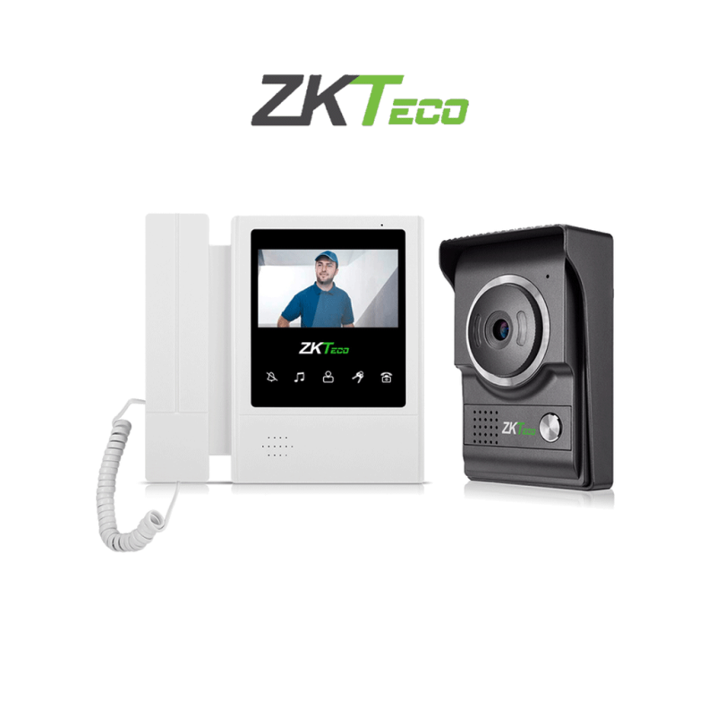 Kit Videoportero Analógico ZKTeco VDPO4-B4 Kit