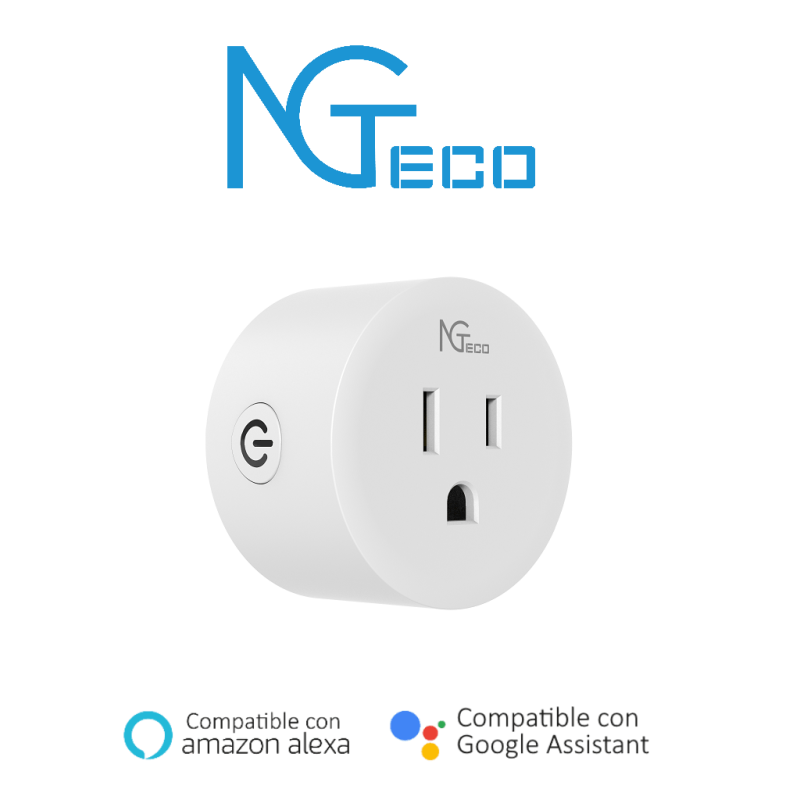 Contacto Inteligente Wifi / Control Control Remoto Vía App / Control Por Voz / Frecuencia Wifi De 2,4 Ghz / Ngteco Ngp300 - ZKTECO