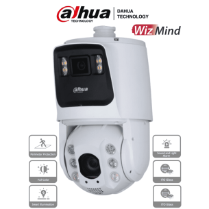 Camara Ip Ptz Dual De 4 Mp / 24X De Zoom Optico/ Iluminadores Dual 30 Metros De Luz Visibley 150 Metros Dh-Sdt7C424-4F DAHUA