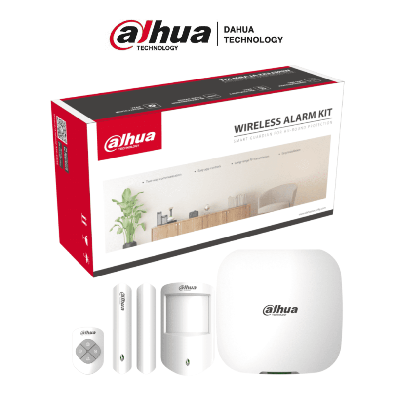 Kit Alarma Inalámbrico Con Conexión 4G, Wifi, Ethernet/ Monitoreo Por App/ Incluye Panel 3G, Dahua DAHUA