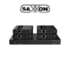 Kit Extensor De Video Hdmi Alámbrico Cat6/6A/7, 4X Hdmi, 4X Rj-45, 70 Metros saxxon SAXXON