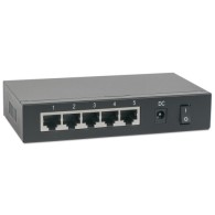 SWITCH POE 5 PTOS 10/100/1000 GIGABIT 4 POE PSE 68W 1 POE PD 26W