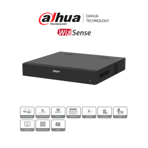 Dvr De 16 Canales Xvr5416L-4Kl-I3, Para 4 Discos Duros, Max.16Tb, 3X Usb 3.0, 1X Rj-45, 1X Rj-485 DAHUA