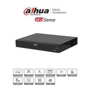 Dvr De 16 Canales Dh-Xvr5104He-4Kl-I3 Para 1 Disco Duro, Máx. 16Tb, 1X Rj-45, 2X Usb 2.0 DAHUA