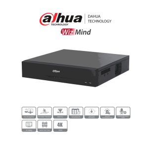 Dvr De 16 Canales Bnc + 16 Canales Ip Xvr5816S-4Kl-I3 Para 8 Discos Duros, Máx. 16Tb, 2X Usb 2.0, 2X Usb 3.2, 2X Rj-45 DAHUA