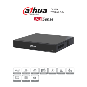 Dvr De 16 Canales Dh-Xvr7416L-4K-I3 Para 4 Discos Duros, Máx. 16Tb, 3X Usb, 1X Rj-45 DAHUA