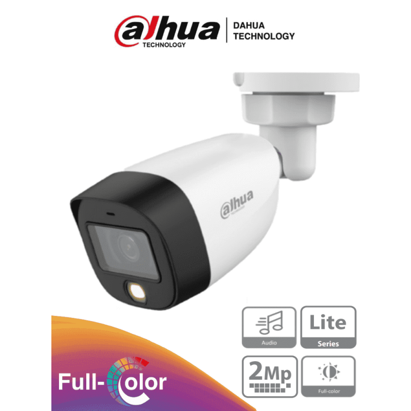 Cámara Cctv Bullet Full Color Para Interiores/Exteriores Lite Dh-Hac-Hfw1209C-Led DAHUA DAHUA