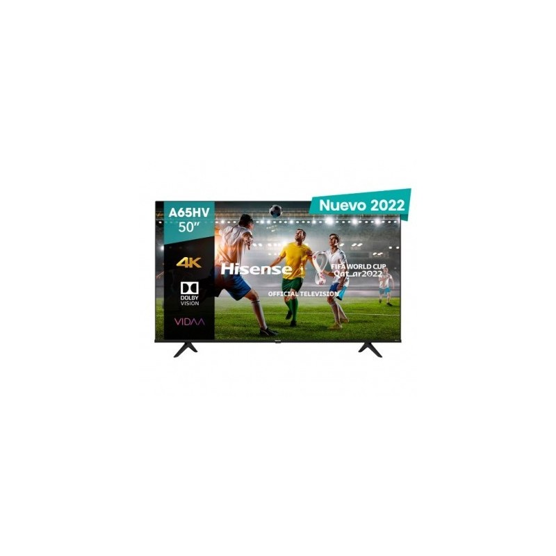Smart Tv Led A65Hv 50", 4K Ultra Hd, Negro Hisense HISENSE