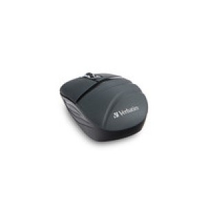 Mouse Verbatim Óptico 70704, Inalámbrico, USB, 1000DPI, Negro