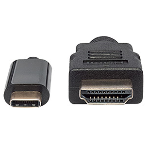 Manhattan 152235 Cable USB C Macho - HDMI Macho, 1 Metro, Negro