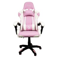 Silla Gamer Sgsi02, Hasta 115Kg, Rosa/Blanco xzeal XZEAL