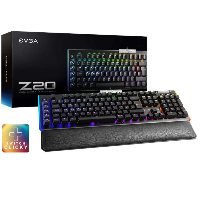 Teclado EVGA Z20 RGB 812-W1-20SP-K2 Oasify