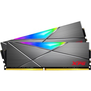 Kit Memoria Ram Spectrix D50 Titanio Ddr4, 4800Mhz, 16Gb (2 X 8Gb), Non-Ecc, Cl19, Xmp, Gris XPG