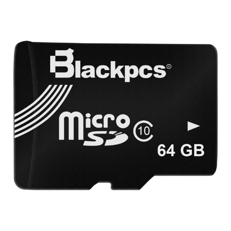 Memoria Micro Sd Cl10 64Gb C/Adaptador (Mm10101A-64) Blackpcs BLACKPCS