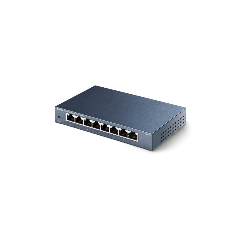Switch TP-Link Gigabit Ethernet TL-SG108, 10/100/1000Mbps