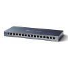 Switch Gigabit Ethernet Tl-Sg116, 16 Puertos Ethernet 10/100/1000Mbps, 32Gbit/S, 8000 Entradas - No Administrable TP-LINK TP-LINK