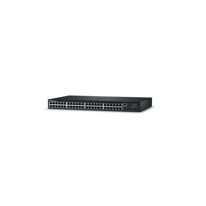 Switch Dell Gigabit Ethernet N1548, 48 Puertos 10/100/1000Mbps + 4 Puertos Sfp+, 176 Gbit/S, 16.000 Entradas - Administrable DELL