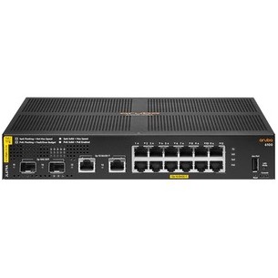 Switch Gigabit Ethernet 6100, 12 Puertos Poe 10/100/1000Mbps + 2 Puertos Sfp+, 68 Gbit/S, 8192 Entradas - Administrable ARUBA