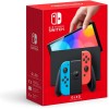 Consola Nintendo Switch OLED HEGSKABAA, Bicolor, Azul Neon y Rojo