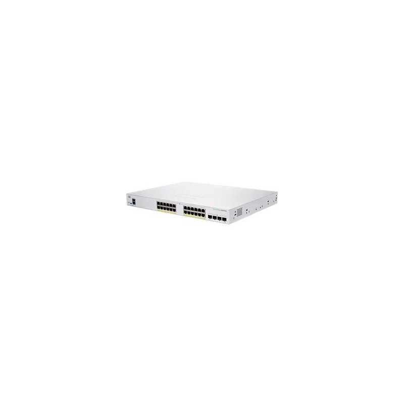 Switch Cisco Gigabit Ethernet 250 Series, 24 Puertos Poe 10/100/1000Mbps + 4 Puertos Sfp, 8.000 Entradas - Administrable CISCO