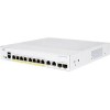 Switch Cisco Gigabit Ethernet Business 350, 8 Puertos Poe+ 10/100/1000Mbps + 2 Puertos Sfp, 120W, 20 Gbit/S, 16.000 Entradas - A CISCO