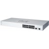 Switch Cisco Gigabit Ethernet Business 220, 16 Puertos Poe 10/100/1000 + 2 Puertos Sfp, 130W, 36 Gbit/S, 8.192 Entradas - Admini CISCO