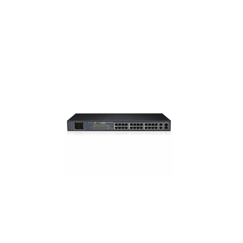 Switch Fast Ethernet Poes-24370Cl+2G+2Sfp, 24 Puertos Poe 10/100 + 2X Rj45 + 2 Puertos Sfp, 8000 Entradas PROVISION-ISR PROVISION-ISR