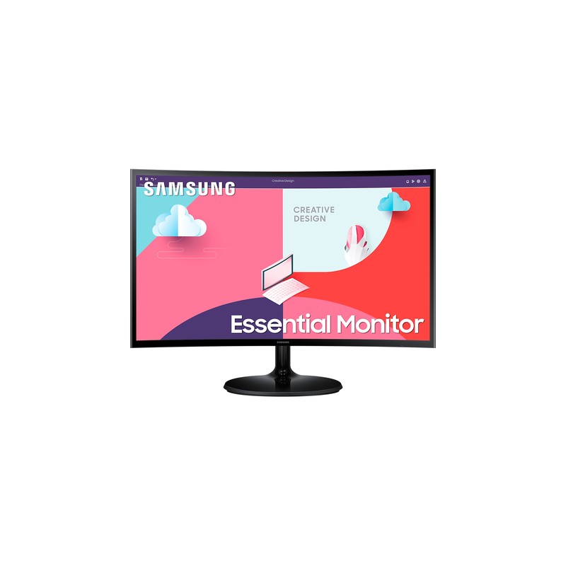 Monitor Curvo Ls27C360Ealxzx Led 27", Full Hd, Freesync, 75Hz, Hdmi, Negro Samsung SAMSUNG