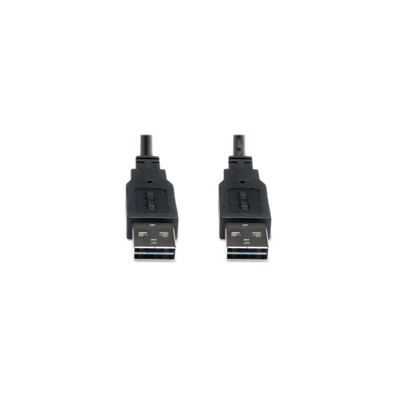 CABLE USB 2.0 ALTA VELOCIDAD UNIV REVERSIBLE M/M 1.83 M 6 PIES+