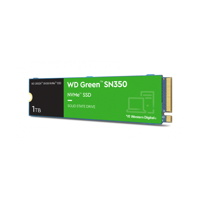 Ssd Western Digital Green Sn350 Nvme, 1Tb, Pci Express 3.0, M.2 - WESTERN DIGITAL WD - WESTERN DIGITAL
