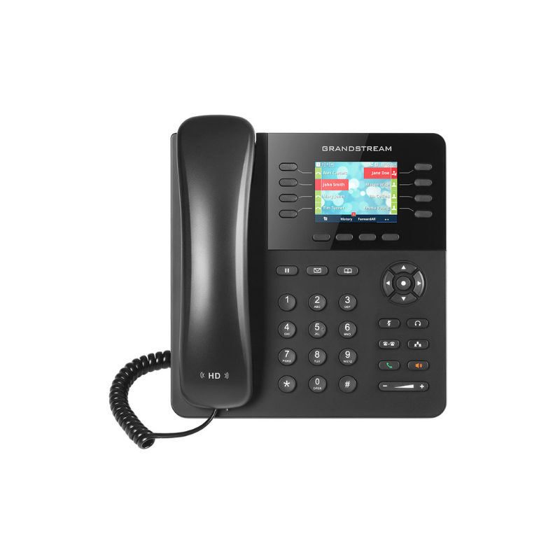 Teléfono Ip Con Pantalla 2.8" Gxp2135, 8 Líneas, 4 Teclas Programables, Altavoz, Negro Grandstream GRANDSTREAM