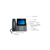 Videoteléfono Ip Gxv3350 Con Pantalla Tactil 5", Alámbrico, 16 Lineas, Android, Negro Grandstream GRANDSTREAM