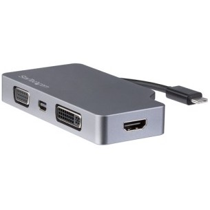 ADAPTADOR VIDEO USB-C A HDMI DVI,VGA,MINIDP-USB TIPO C