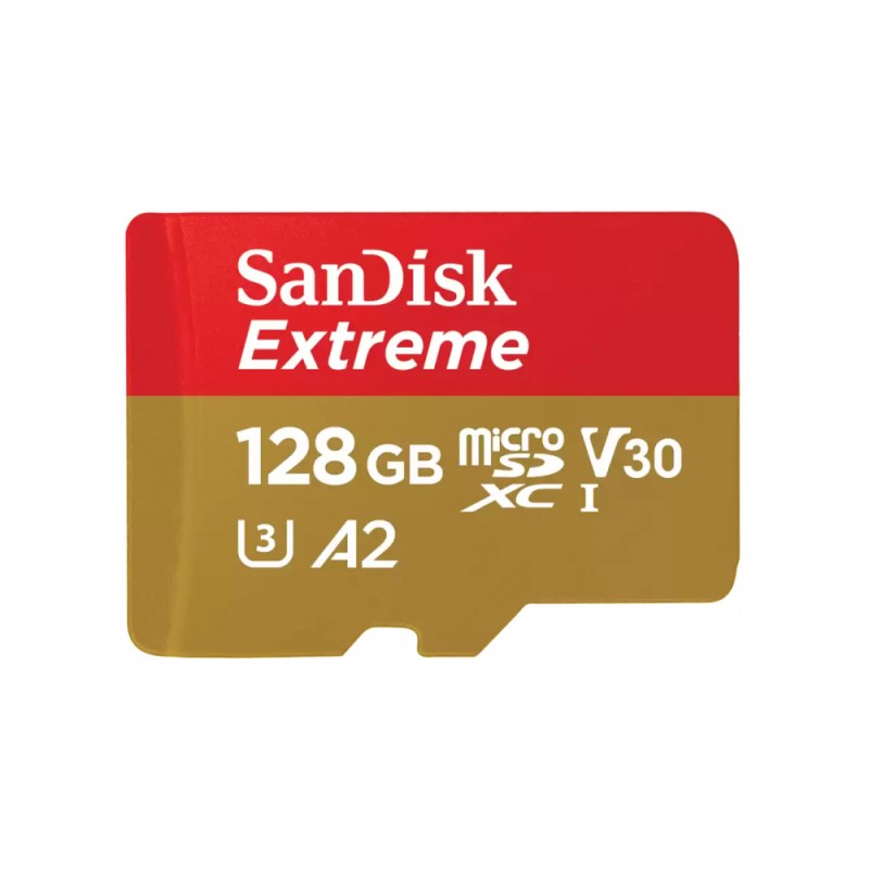 Memoria Micro Sdhc Extreme 128Gb A2 V30 U3 (Sdsqxaa-128G-Gn6Ma SANDISK SANDISK