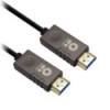 Cable Hdmi V2.0 30M Negro So Porta 4K Y 8K Fibra Optica BROBOTIX
