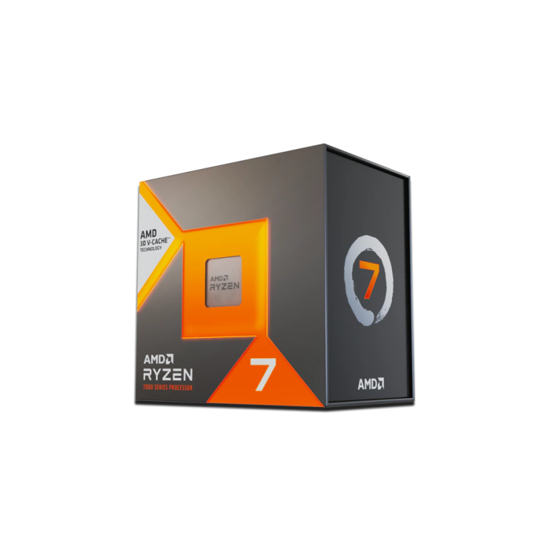 Procesador Amd Ryzen 7 7800X3D, S-Am5, 4.20Ghz, 8-Core, 96Mb L3 Caché - No Incluye Disipador - AMD