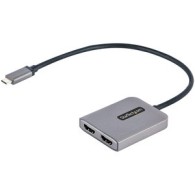 Divisor De Video Mst Usb-C Macho - 2X Hdmi Hembra, Negro/Gris STARTECH STARTECH