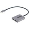 Divisor De Video Mst Usb-C Macho - 2X Hdmi Hembra, Negro/Gris STARTECH STARTECH