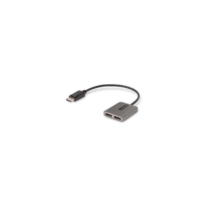 Divisor Multiplicador Displayport - 2X Displayport, Gris STARTECH STARTECH