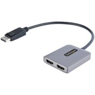 Divisor De Video Displayport Macho - 2X Hdmi Hembra, Negro/Gris STARTECH STARTECH