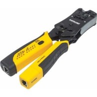 Pinza Crimpeadora Para Plugs Rj11/Rj12/Rj45 Con Probador Cables INTELLINET