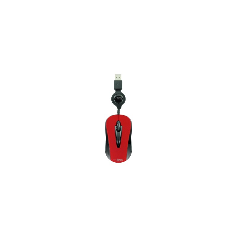 Mini Mouse Perfect Choice Óptico Easy Line 993353, Alámbrico, Usb, 1000Dpi, Rojo Perfect Choice PERFECT CHOICE