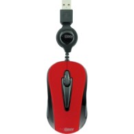 Mini Mouse Perfect Choice Óptico Easy Line 993353, Alámbrico, Usb, 1000Dpi, Rojo Perfect Choice PERFECT CHOICE