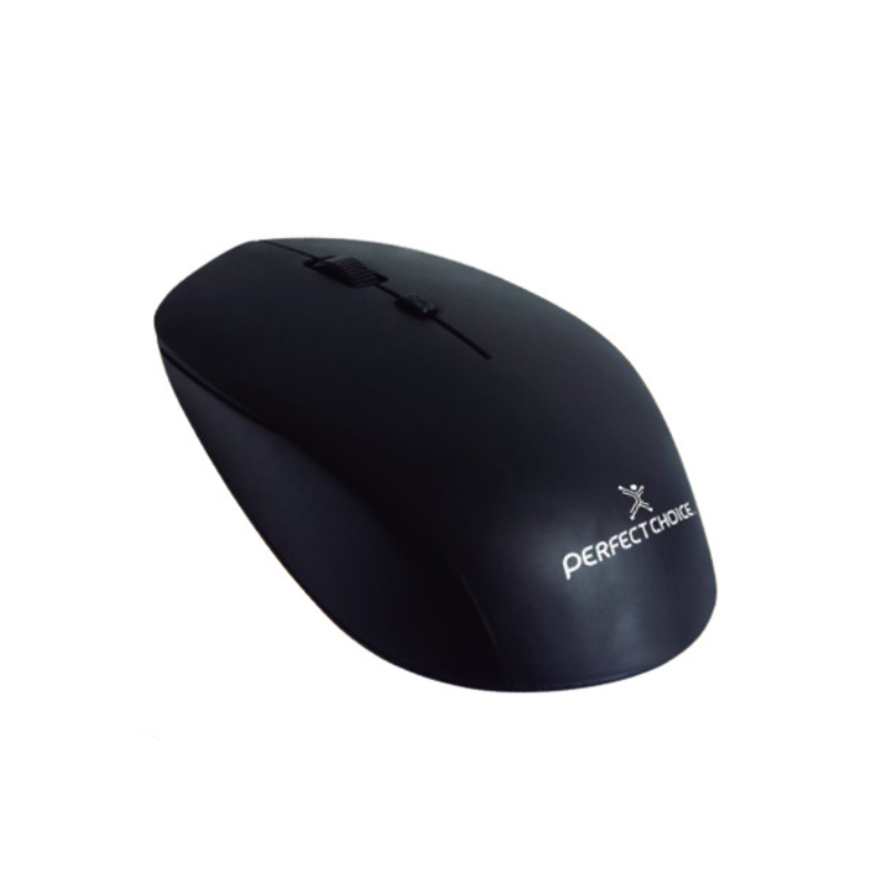 Mouse Perfect Choice Óptico Pc-045137, Rf Inalámbrico, 1600Dpi, Negro PERFECT CHOICE