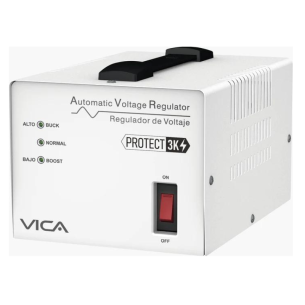 Regulador Vica Protect 3K, 1800W, 3000Va, Entrada 120V, 4 Contactos