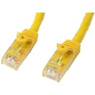 CABLE 1M AMARILLO RED GIGABIT CAT6 ETHERNET RJ45 SNAGLESS